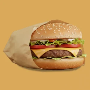 Kraft Burger Sleeve