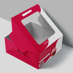 Custom Bakery Box With Window